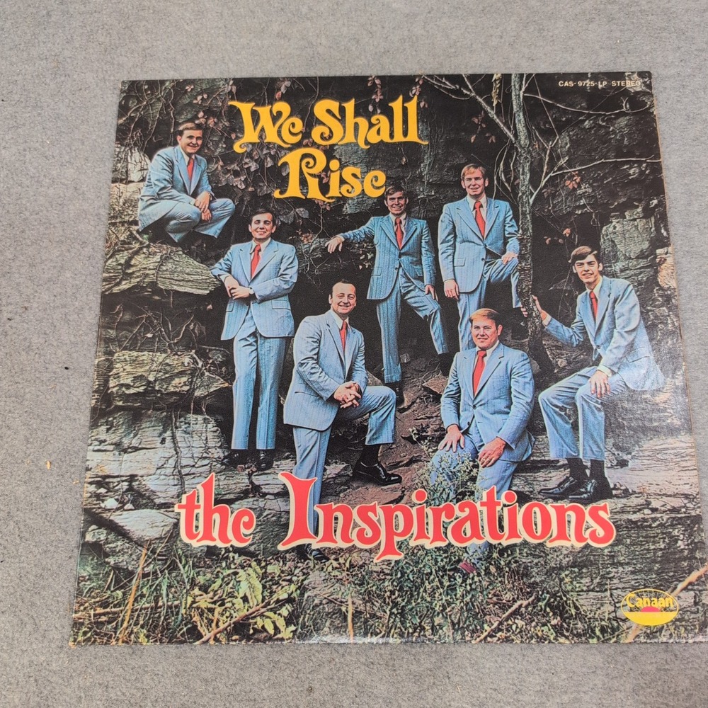 The Inspirations We Shall Rise Signed Vinyl LP Canaan Southern Gospel